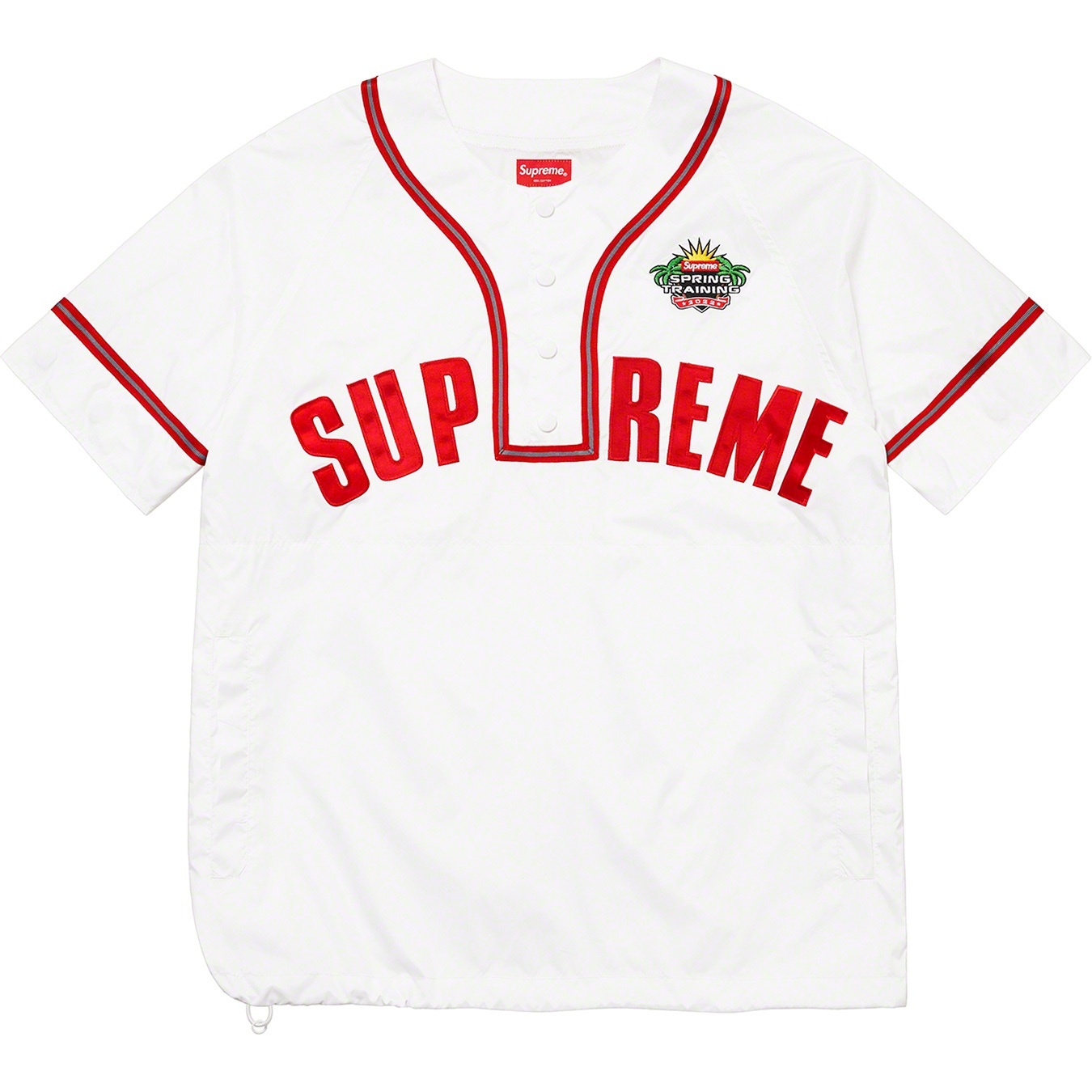 Snap-Off Sleeve L/S Baseball Top view 3